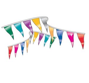 60' Metallic Pennant Stringers