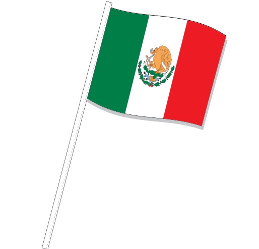 Mexican Flag Antenna Flag