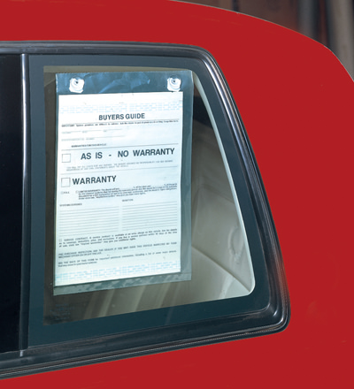 Buyers Guide Holder Pouch Kit