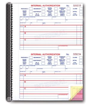 Internal Authorization Book