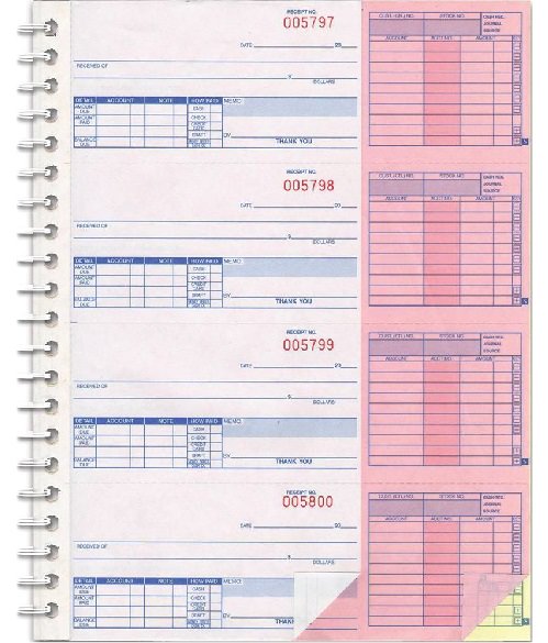 Cash Receipt Book (138NC)