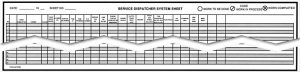 Service Dispatch Sheet