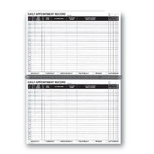 Daily Appointment Record Book