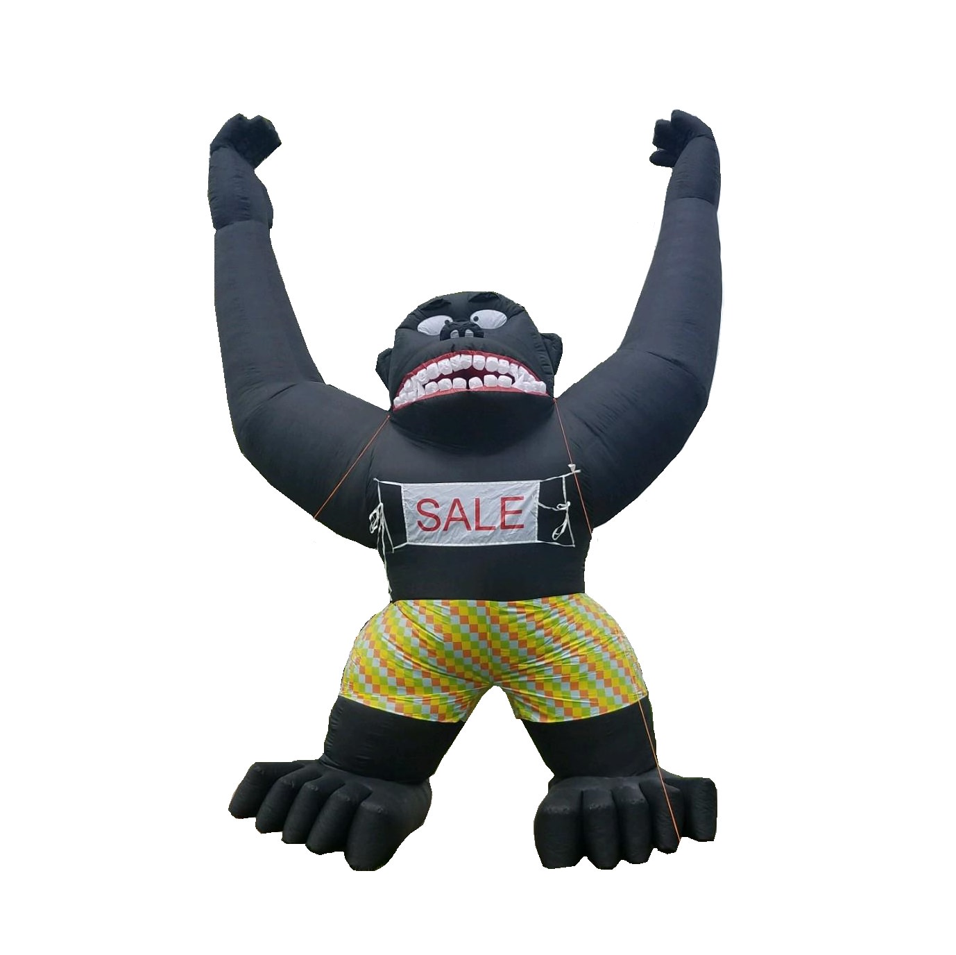 thumbnail image 2 of 20ft Inflatable Advertising Giant Gorilla Holding A Car With Air Blower 01 Owl 2 of 12
