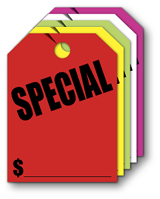 Fluorescent Mirror Hang Tags - Image 8