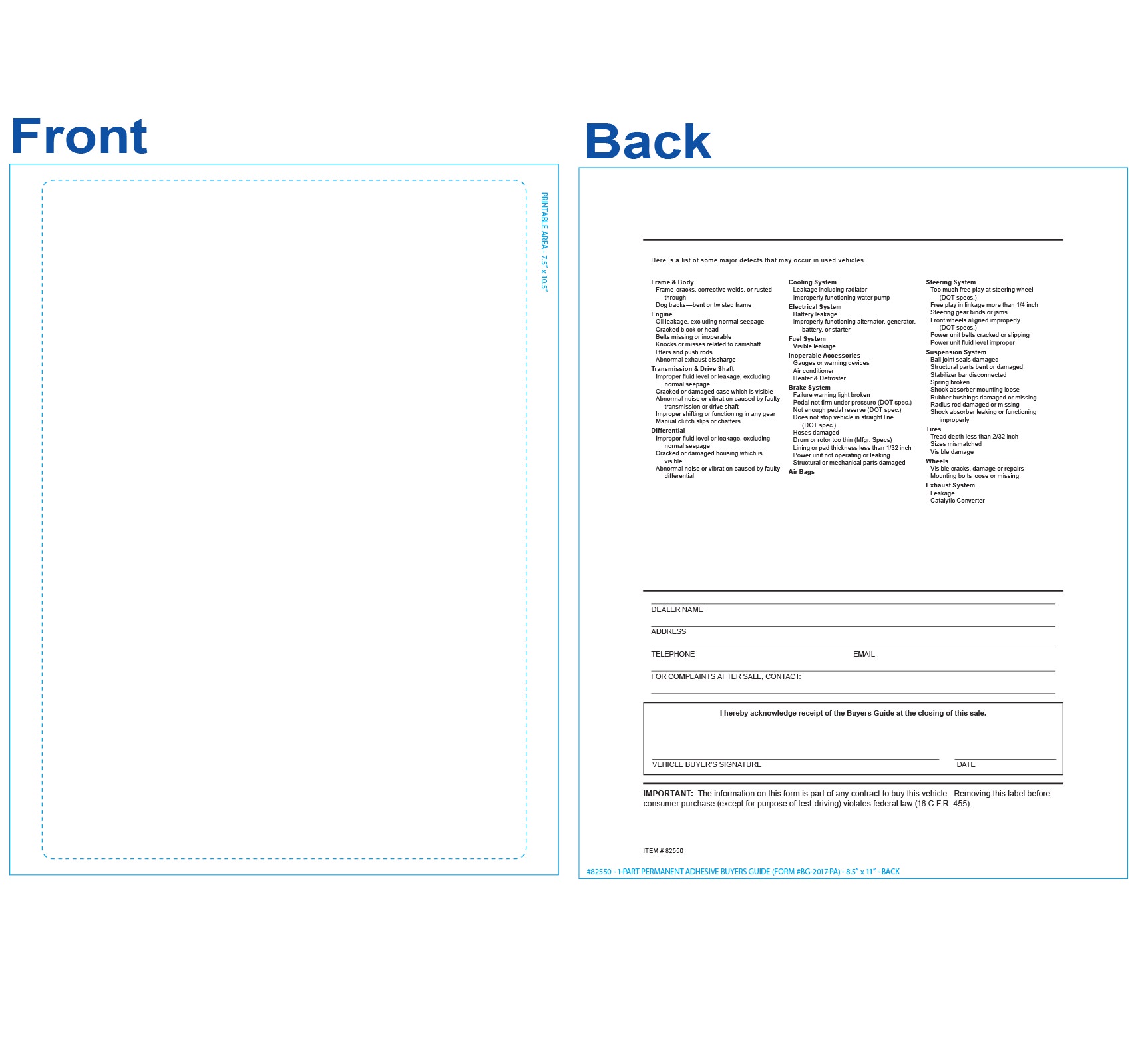 Federal Buyers Guide Laser Form - Image 4
