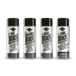 Flat Black Aerosol Paint