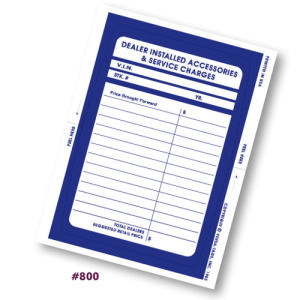 Dealer-Add On Stickers