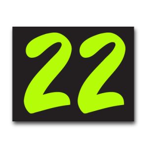 Designer Year Model Signs