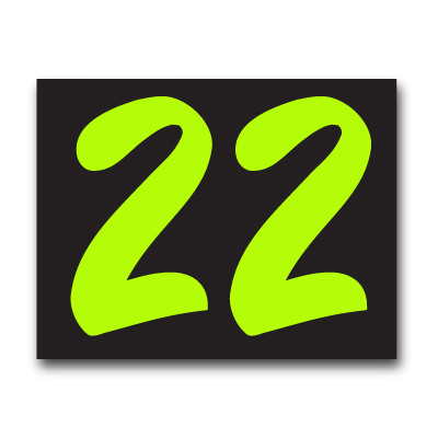 Designer Year Model Signs