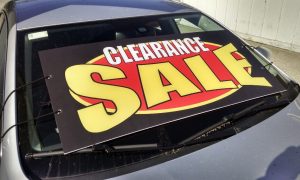Custom Coroplast Windshield Signs