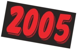 Fire Red Year Model Sign