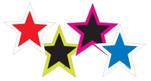 Windshield Adhesive Stars