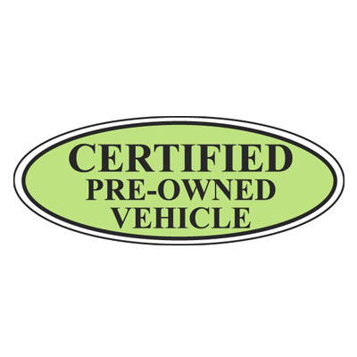 Oval Certified Windshield Sign - Image 3