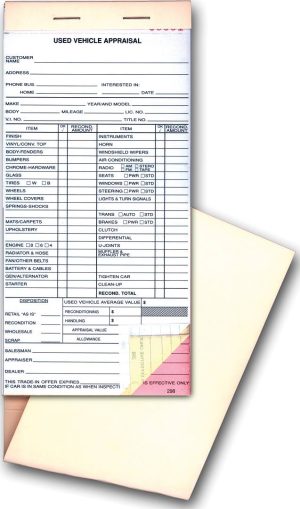 Used Vehicle Appraisal Books
